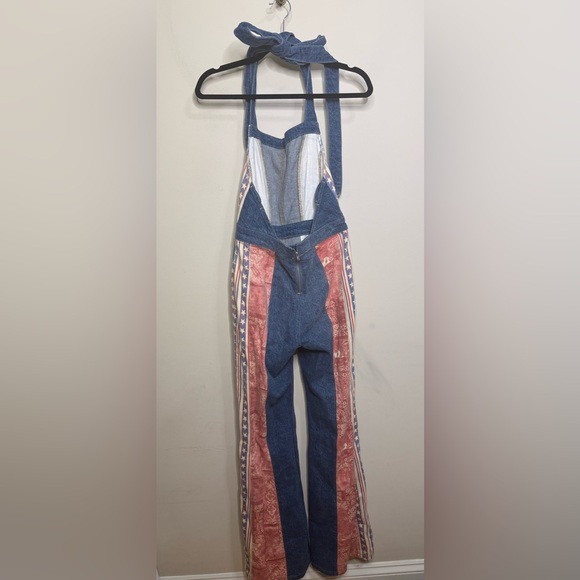 Free People Dallas Jumpsuit in Americana Combo - Picture 6 of 8